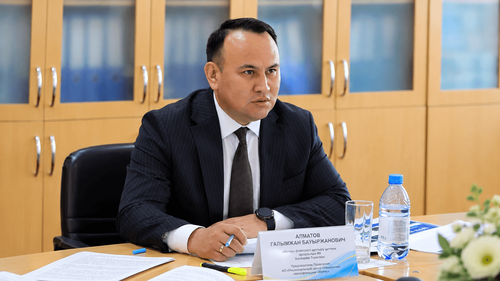 Председатель Правления «Өрлеу» ознакомился с деятельностью филиала в Костанайской области